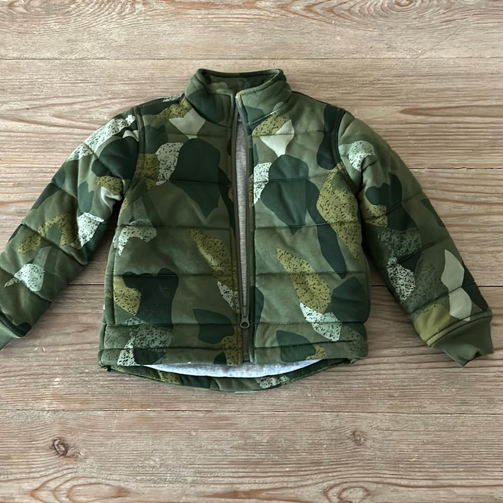 Tea Collection Camo-like Puffer Jacket/Coat